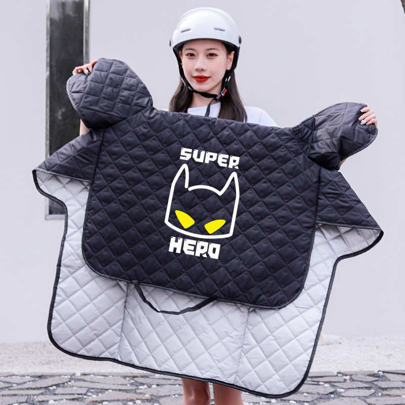 比防晒夏天防雨夏季罩被薄坐垫摩托车罩电动车挡风款电瓶遮阳贝