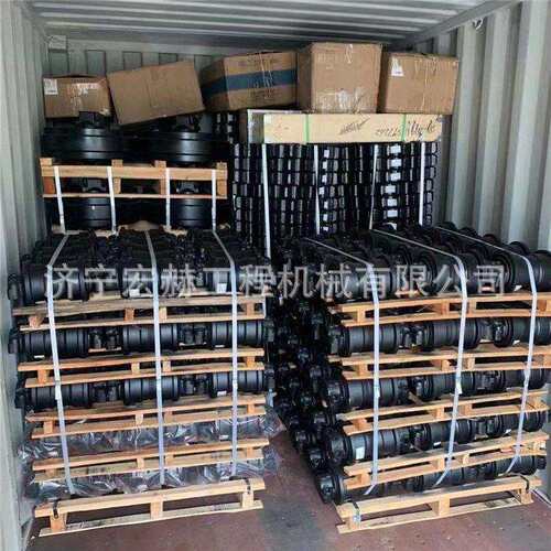 挖掘机底盘件 厦工808 XG815链条 支重轮 驱动齿 引导轮 托轮