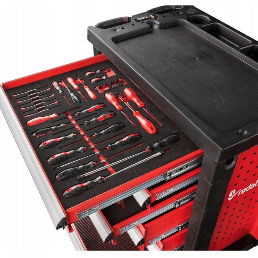 抽屉式型工汽车间具柜重Js-326移动五金工具车多功能修维修手推车
