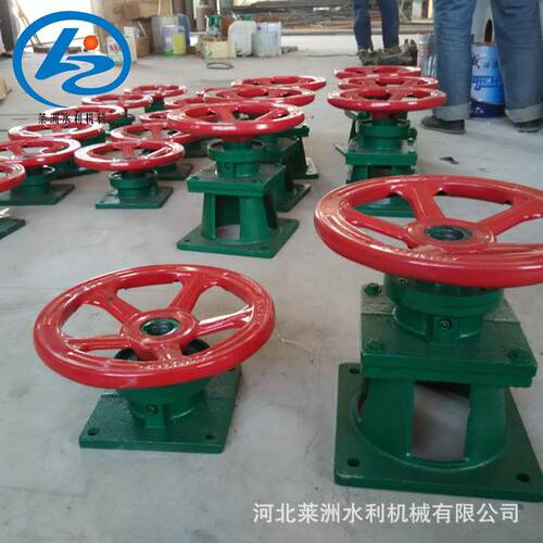 厂家供应2T-50T螺杆启闭机手轮平推手摇侧摇手电两用启闭机河北厂