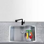 30不锈厨房纳水钢槽置物架免安4YMF装 沥水碗盘架收碟盘沥水架碗碟