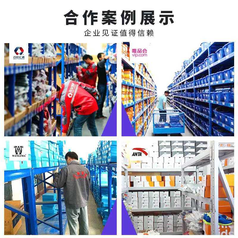 电商货架200KG中型仓储货架仓库库房快递储物架多层铁架子置物架