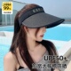 大檐遮阳帽女防晒防紫外线空顶草帽子户外UPF50 遮全脸防晒帽夏季