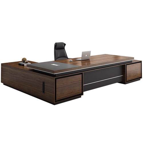 老板办公桌椅组合办公桌现代简约总裁桌大班台主管领导电脑桌轻奢