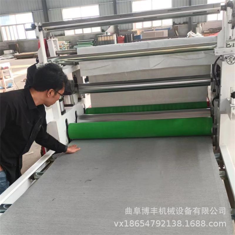 密度板KT雪弗板吸音板贴面机 墙布皮革硬包热熔胶平贴机 滚胶机