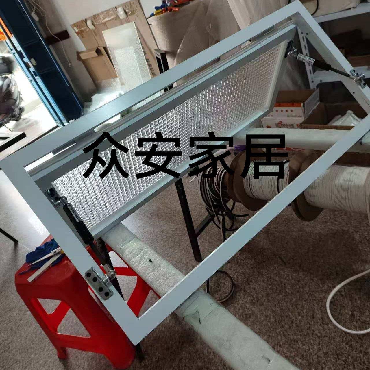 铝合金上悬上翻外开下悬内开上悬隔音窗户卧室浴室客厅小窗户