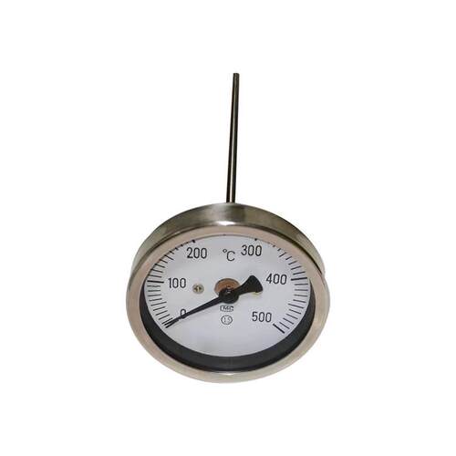 供钢双金4属温度计WSS-60Z轴向不锈钢温度表30烤炉烤箱用5全00°C