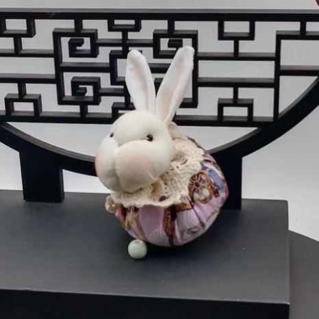小兔子香囊手工缝制挂件汉服随身中秋节团作小香包礼物多色可爱