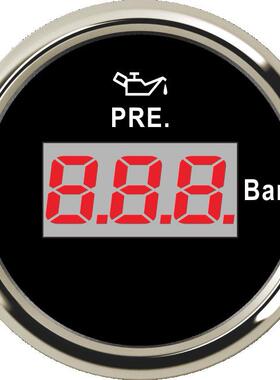 SJ系列 DN52mm 数显式油压表游艇快艇 工程车机械车卡车 0-10Bar