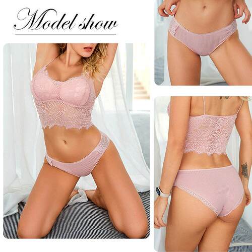 1Pcs/set Women Cotton Panties Low-Rise Underwear Lace Briefs
