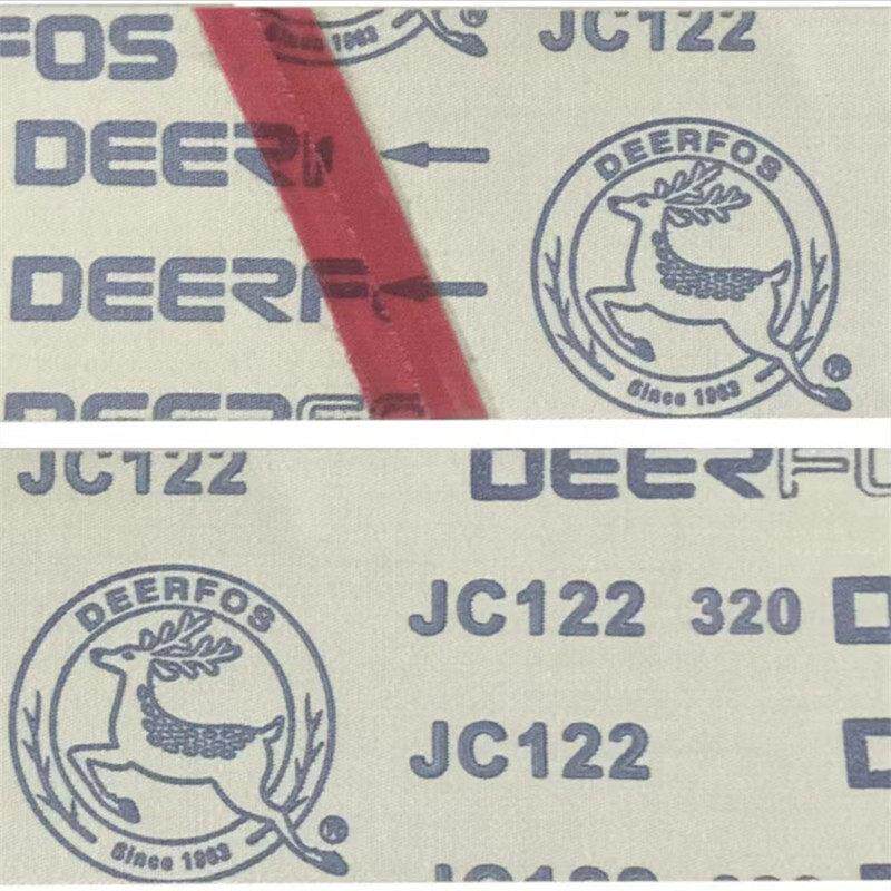 鹿牌砂带韩国JC122优质软布黑砂碳化硅打磨抛光铜铝 金属锋利耐磨