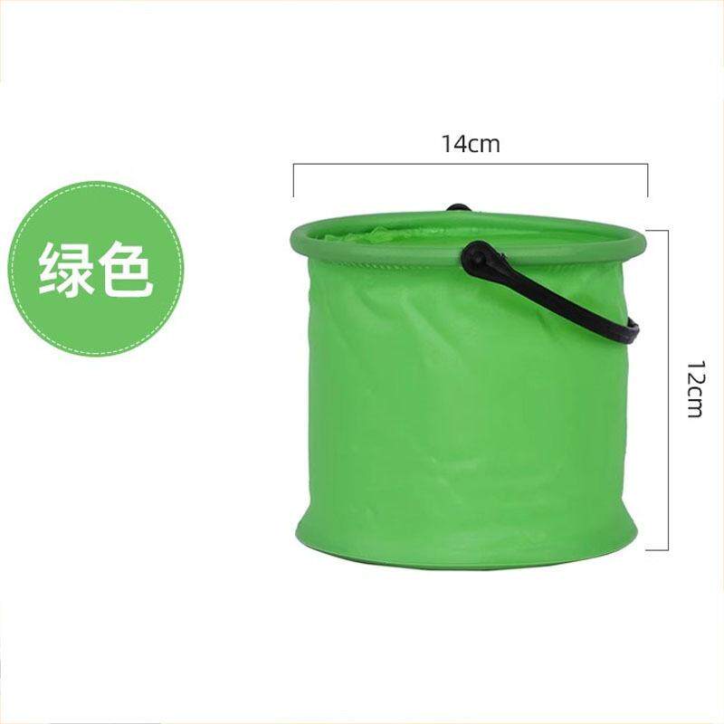 折叠水桶美术画画水桶便携式隔层彩色手提洗笔桶加厚家用打水桶