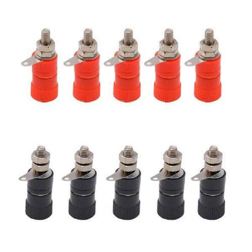 10PCS 4mm Banana Socket Nickel Plated Binding t Nut