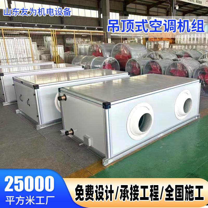 吊顶式新风机组冷暖两用空调机组柜式机组新风系统新风换气机组
