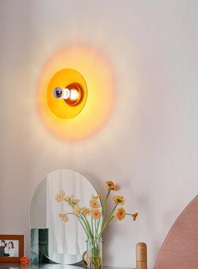 太空时代UFO复古飞碟壁灯酒吧KTV卧室床头走廊楼梯过道氛围灯具