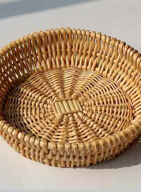 高粱杆馒头筐饺子盖帘柳编家用厨房馍筐装包天然竹篮筐收纳子手工