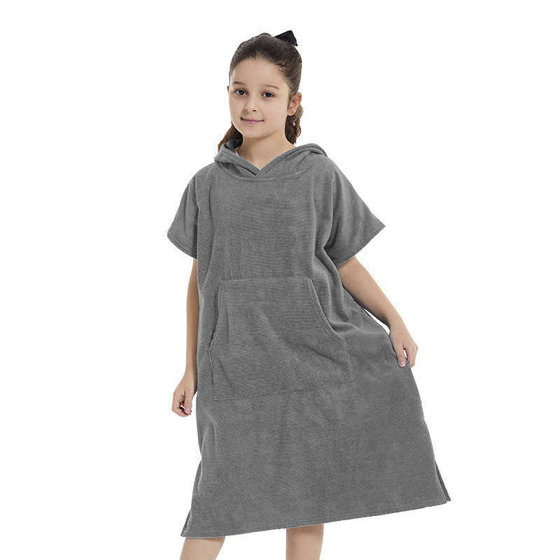 儿童超细纤维连帽浴巾斗篷沙滩浴衣冲浪换衣防风吸水游泳披风浴衣,运动/瑜伽/健身/球迷用品,浴巾/吸水巾,淘宝优惠券,粉丝福利购,淘宝优惠卷