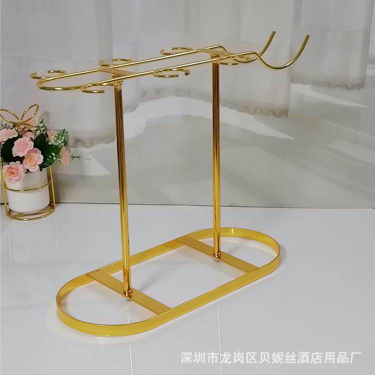 创意红酒杯架倒挂家用高脚杯挂架轻奢醒酒器一体酒架摆件悬挂架子