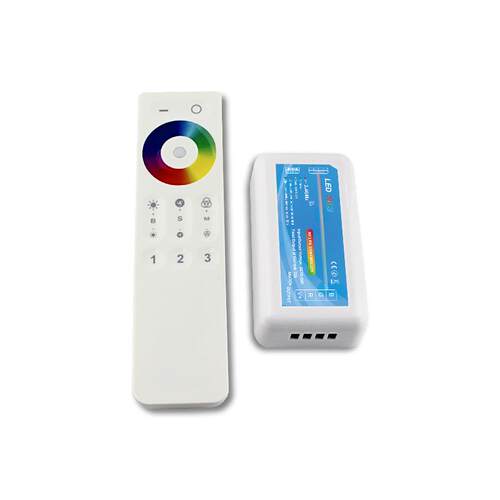 厂家2.4G分组ＤＳ全触摸遥控RGB控制器LED灯条灯带控制器