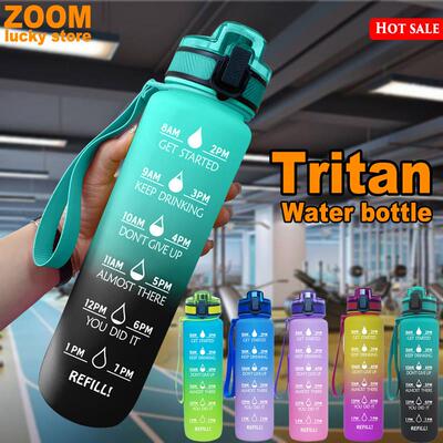 1000ML Tritan Outdoor water bottle Sports cup Gym shake cup