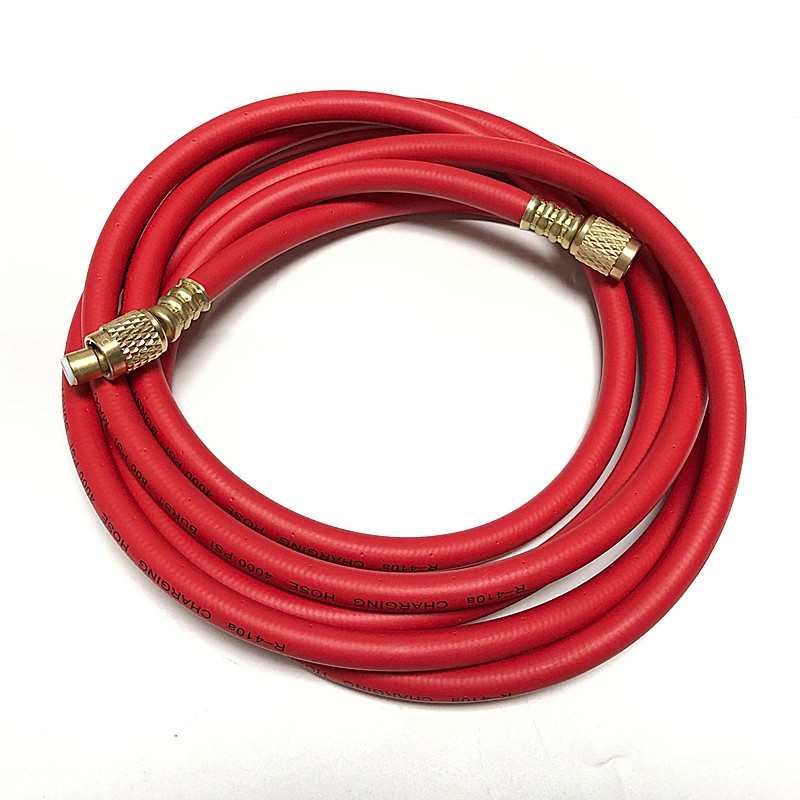 空调加氟管3米订做加长5米耐高压胶管R410真空打压冷媒雪种加液管