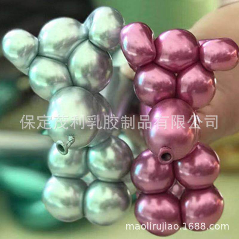 金属长条气球 260加厚百变魔术长条乳胶气球 造型编制小动物汽球