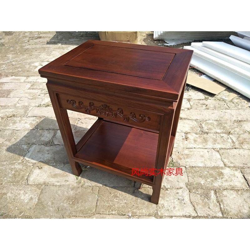 木架小长条花盆架子木质花仿古DZW中式鱼架缸架客厅置物实盆景底