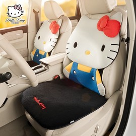 hellokitty汽车坐垫卡通车载座套四季通用车内座垫哈喽kt可爱猫女