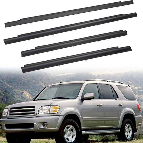 适用丰田红杉Sequoia01/车门窗玻璃胶条外压条密封条75710-0C010