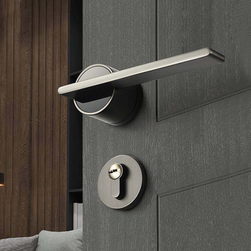 分体门锁黑色室内卧室磁吸静音房间木门锁家用通用型现代简约锁具,特色手工艺,其他特色工艺品,淘宝优惠券,粉丝福利购,淘宝优惠卷