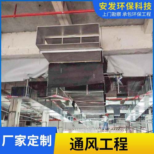 镀锌厂家直供白铁皮排风管管道工业车间除尘通风管商场通风设备