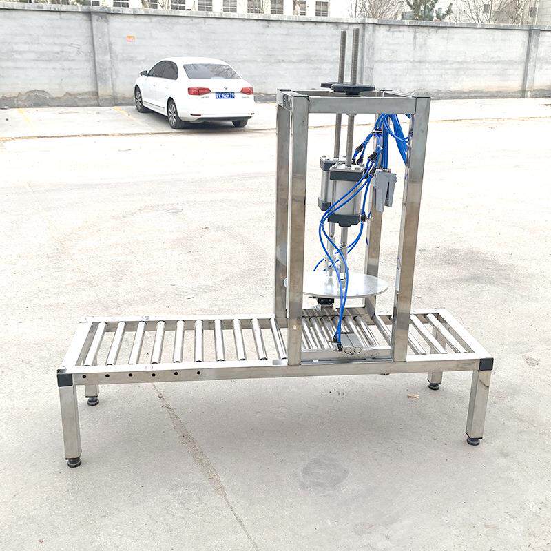 压盖机厂家加工定制半自动大桶压盖机涂料颜料大桶压盖机械