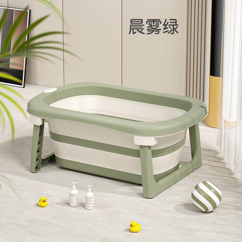 婴儿洗澡盆大号浴桶浴盆坐躺小孩家用宝宝可折叠幼儿新生儿童用品
