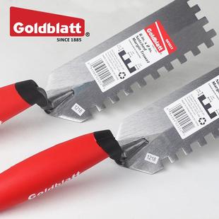 美国固百特Goldblatt锯齿抹泥刀小铲刀贴瓷砖工具泥瓦工抹灰砌刀