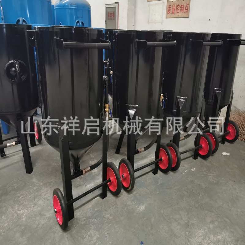 喷砂开放式除锈 机 移动除锈机高压喷砂气动移动小型机钢结构喷砂