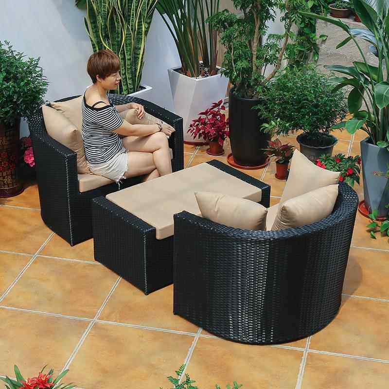 防水防嗮户外藤躺床游泳池沙滩休闲躺椅室外庭院花园阳台藤编圆床,商业/办公家具,商用藤编家具,淘宝优惠券,粉丝福利购,淘宝优惠卷