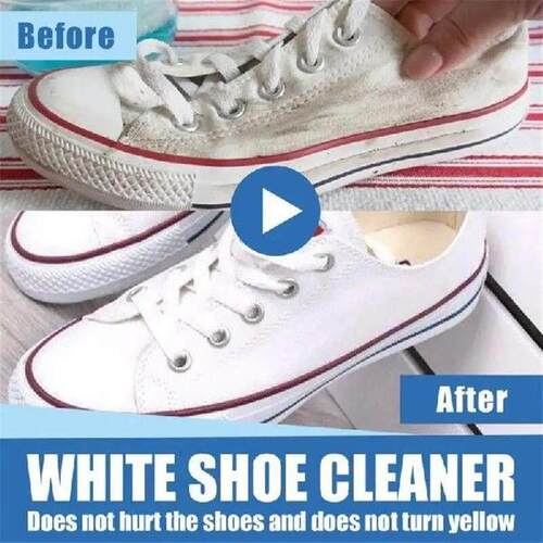 Shoes Cleaner Multi-functional With Sponge White Shoes