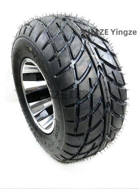 自制四轮沙滩车卡丁车21X7-10 20X10-10寸真空轮胎公路胎铝轮毂