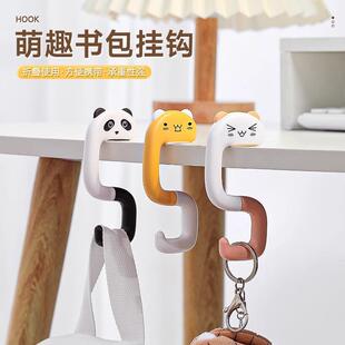 Bookbag Hook for Student Desks, Movable Bag Hanger for Study