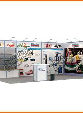 PTC ASIA亚洲动力传动展会专用展台 便携式展架 出国参展展台