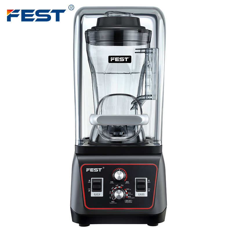 FEST沙冰机商用奶茶店设备冰沙打水果汁碎冰榨汁奶昔搅拌破壁机2L