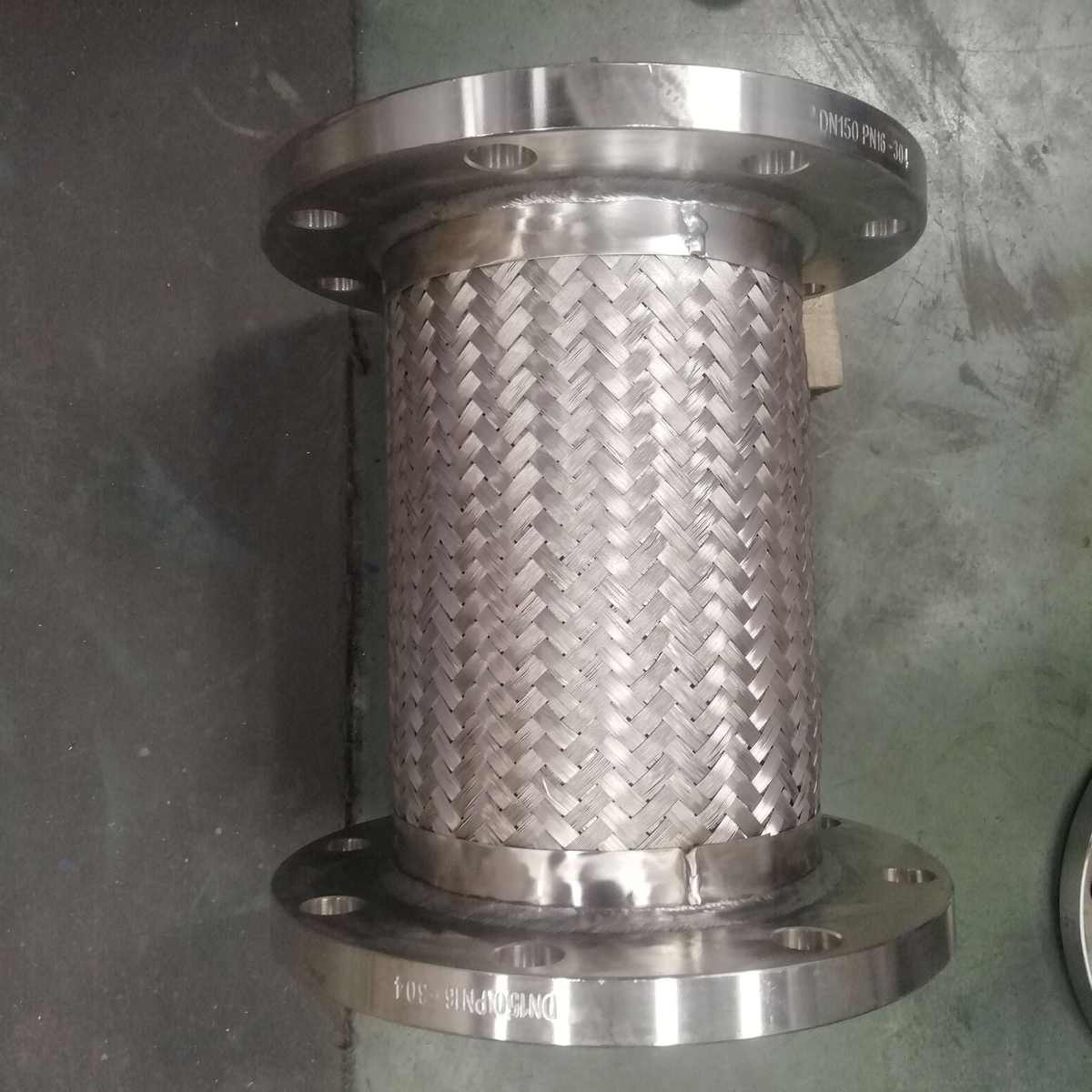 厂家JTW型法兰金属软管不锈钢金属软连接 编织网耐高温金属软管