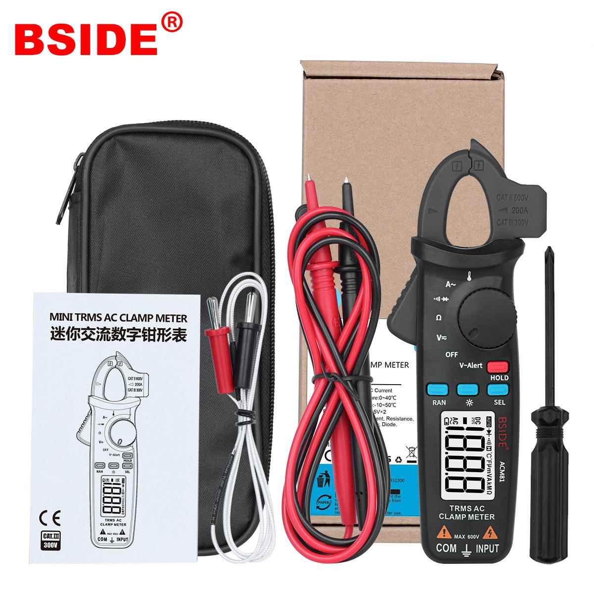 ACM81数字钳形表表真有效值钳型电流表电工维修钳型表