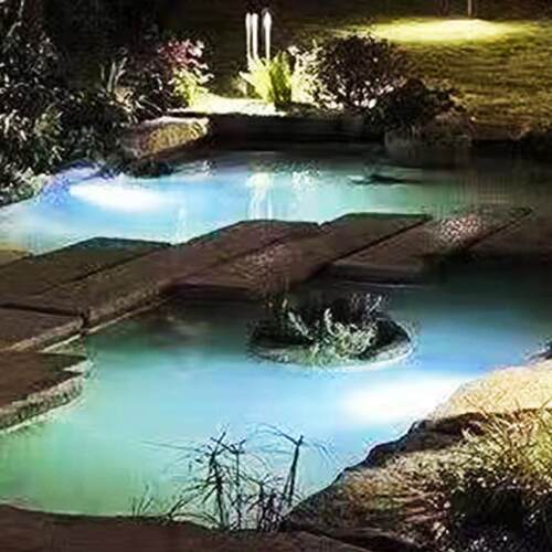 全铝led水底灯冰蓝光水池鱼池灯IP68防水喷泉水下水底景观灯