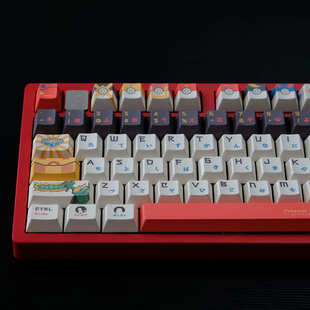 热升华5面 口袋妖怪原厂 键帽 2512 人体工学 PBT素体 机械键盘