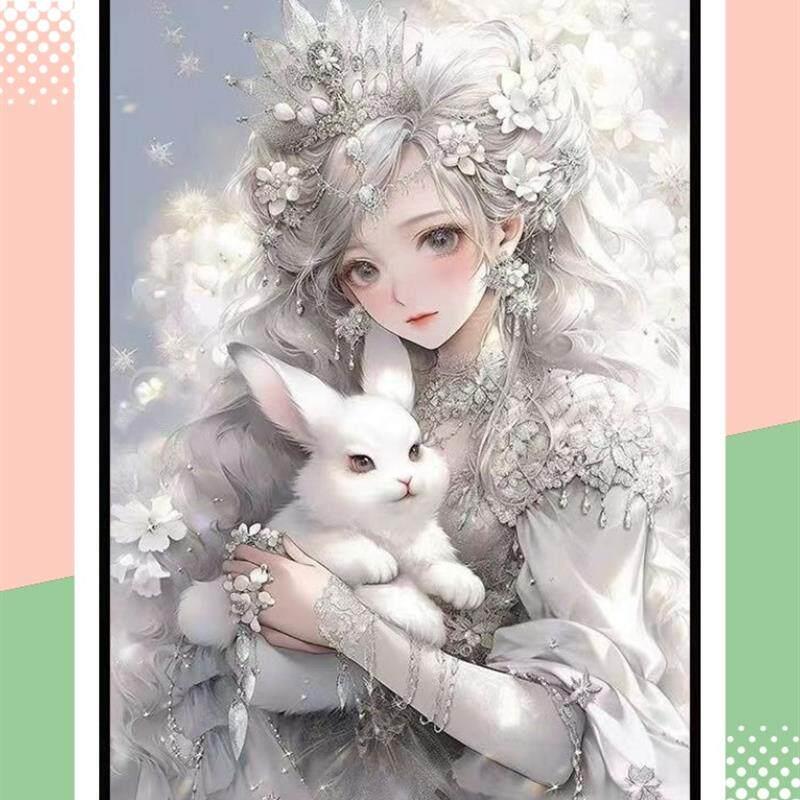 十二生肖钻石画满钻带框高难度diy手工黏贴画高颜值女孩礼物新款图片