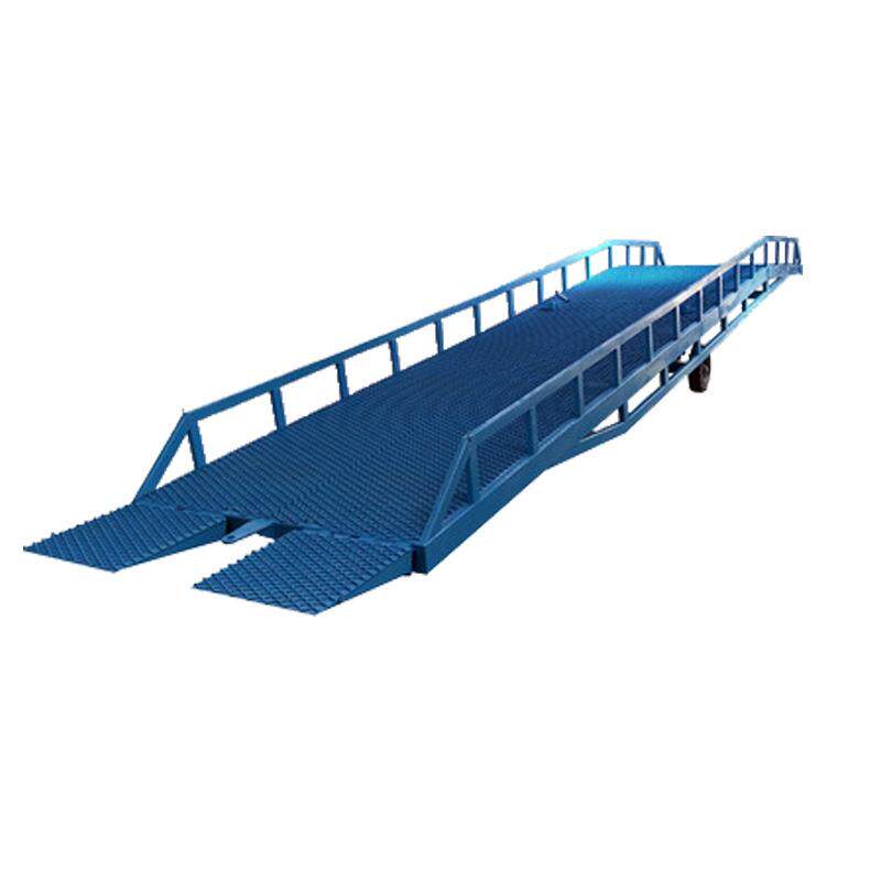 叉车爬坡登车桥厂家直供移动式6吨8吨10吨液压集装箱装卸货物平台