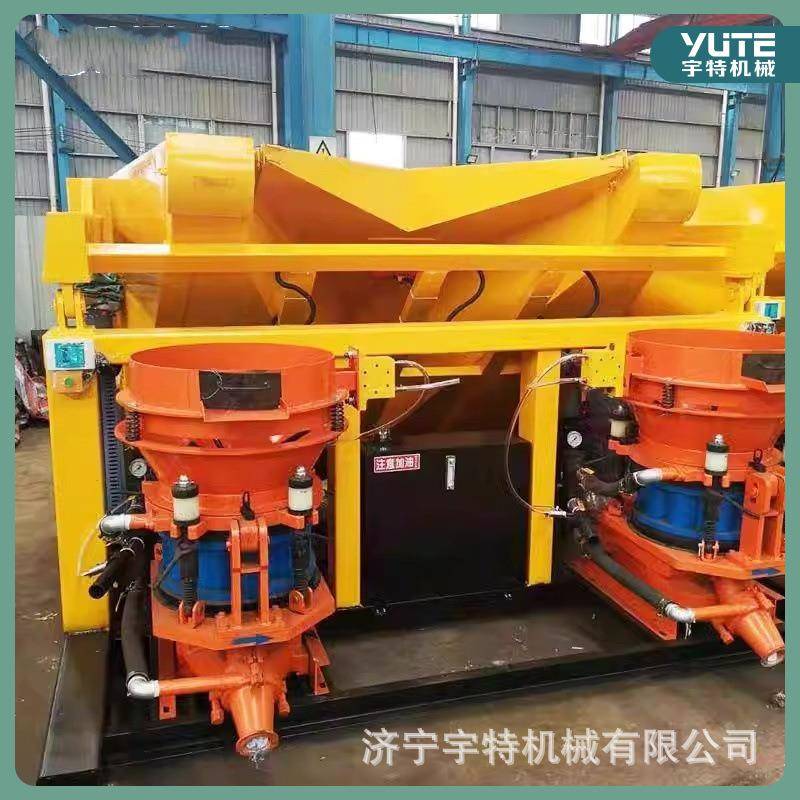 喷射机隧道矿用边坡支护吊装喷浆机组自动上料一拖二喷浆车