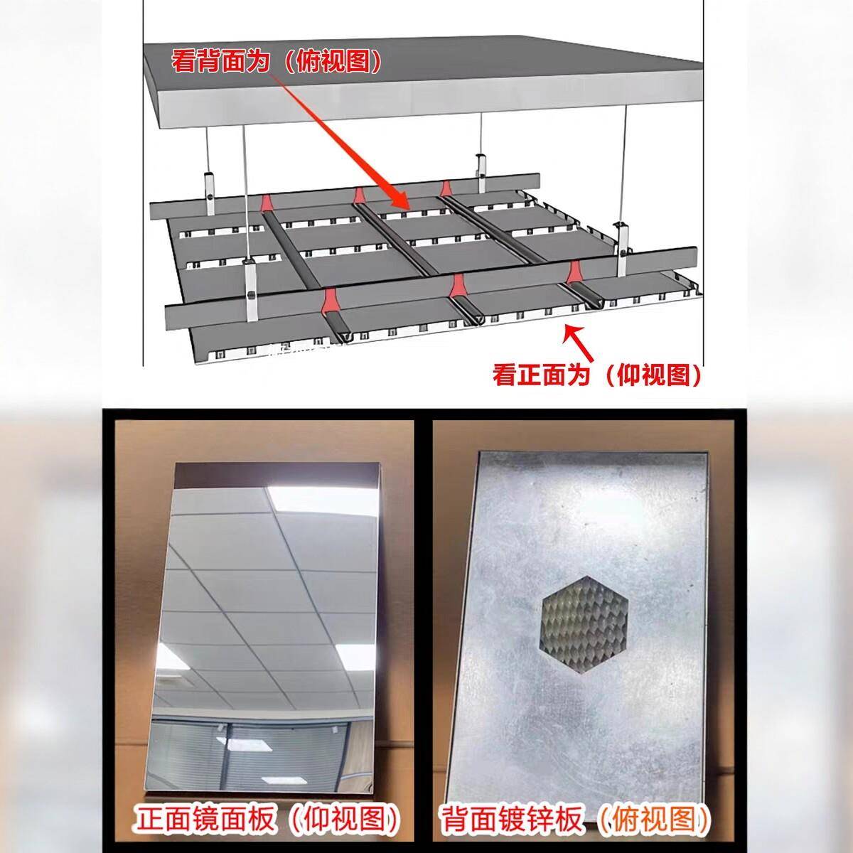 不锈钢蜂窝板吊顶隔断复合护墙板8k镜面蜂窝天花不锈钢铝蜂窝扣板
