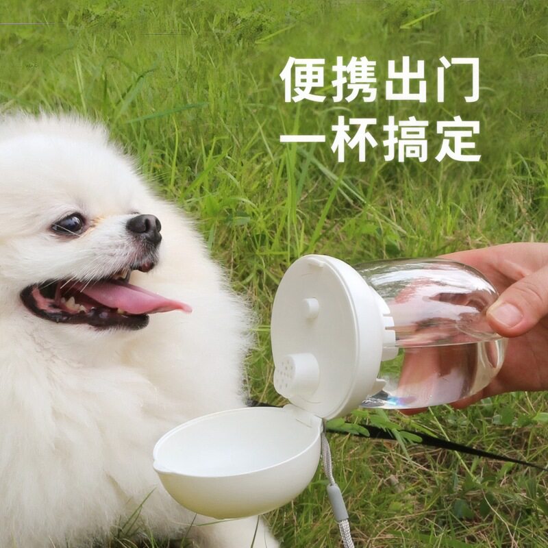 狗狗外出水杯遛狗喝水宠物慢食碗
